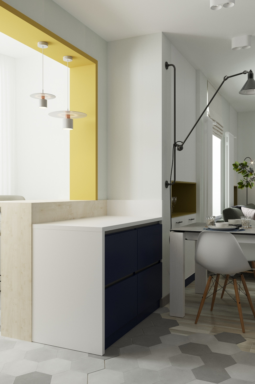 Проект 3-х комнатной квартиры в ЖК "Красный Бор"