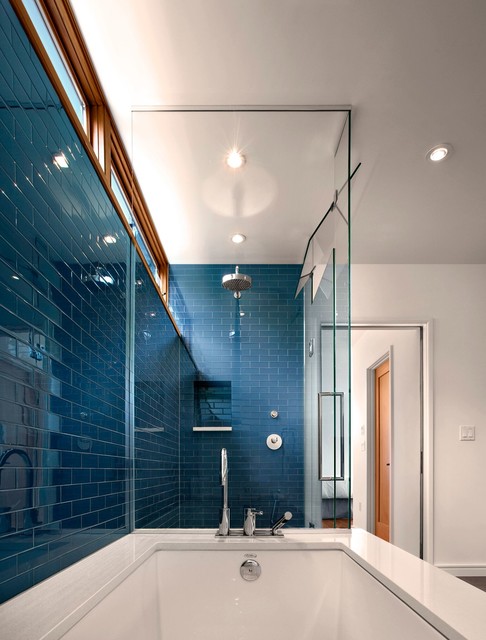 Geneva modern-bathroom