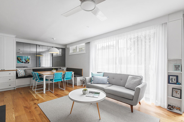 Back to the Future contemporary-living-room