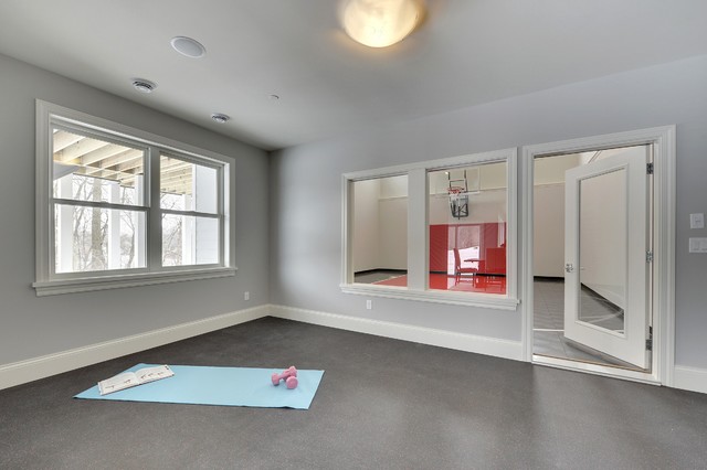 Deer Run transitional-home-gym