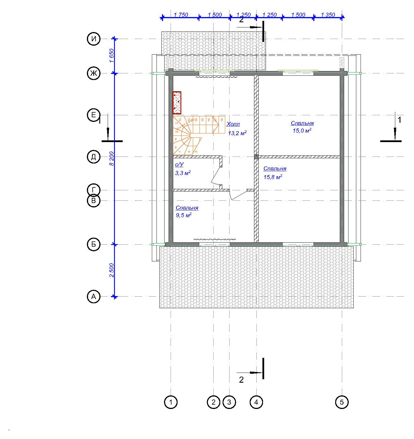Дом из клееного бруса Ландыши-143