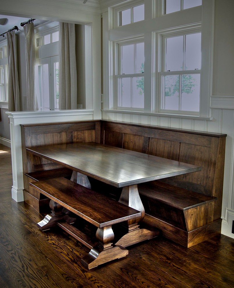 Photo of a country dining room in Portland Maine.