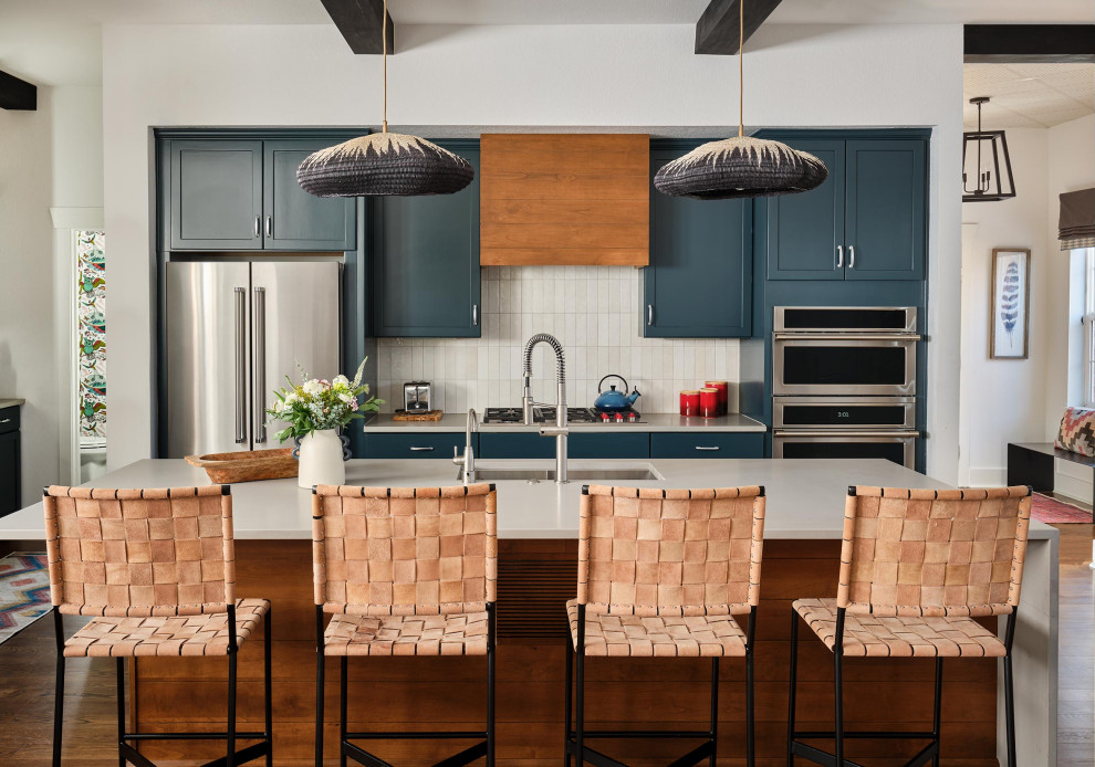 Inspiration for a transitional kitchen remodel in Denver