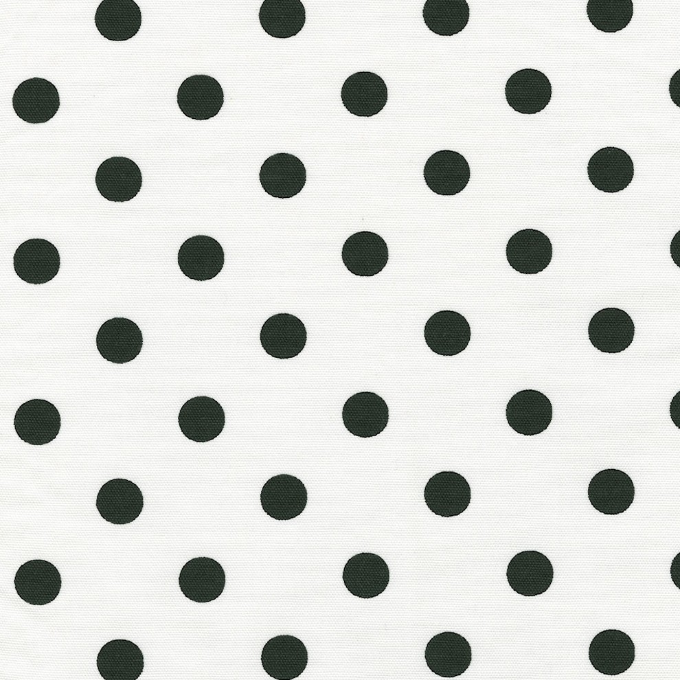 Black and White Polka Dot Fabric