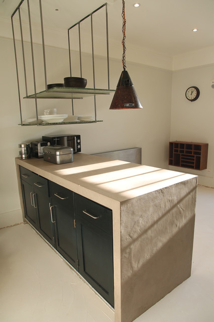 micro concrete industrial-kitchen