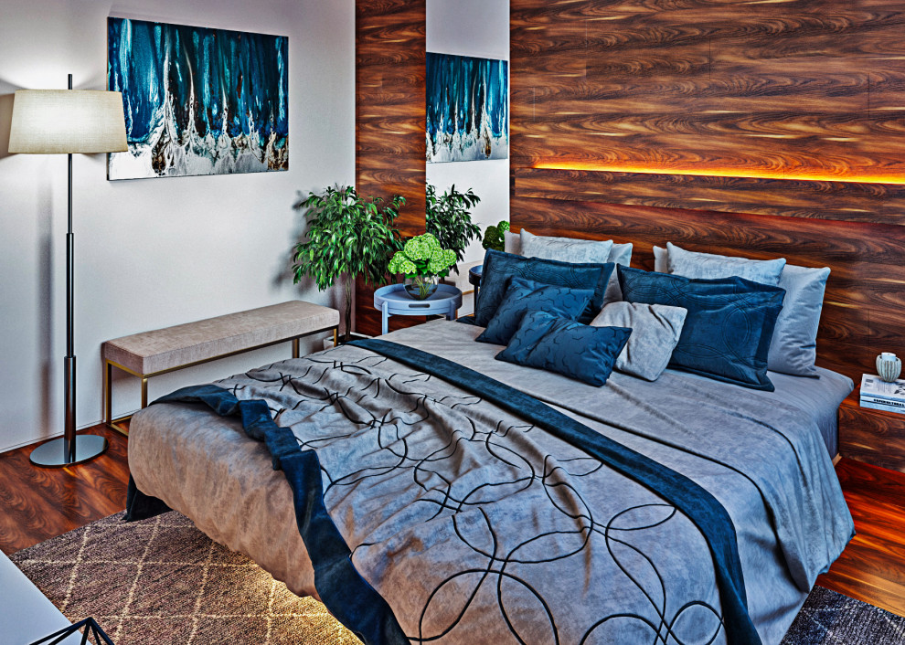 Дизайн квартиры в современном стиле в жилом квартале бизнес-класса «1147»