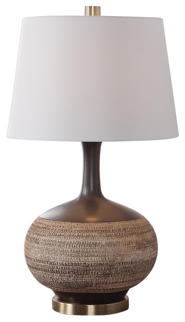 round white table lamp