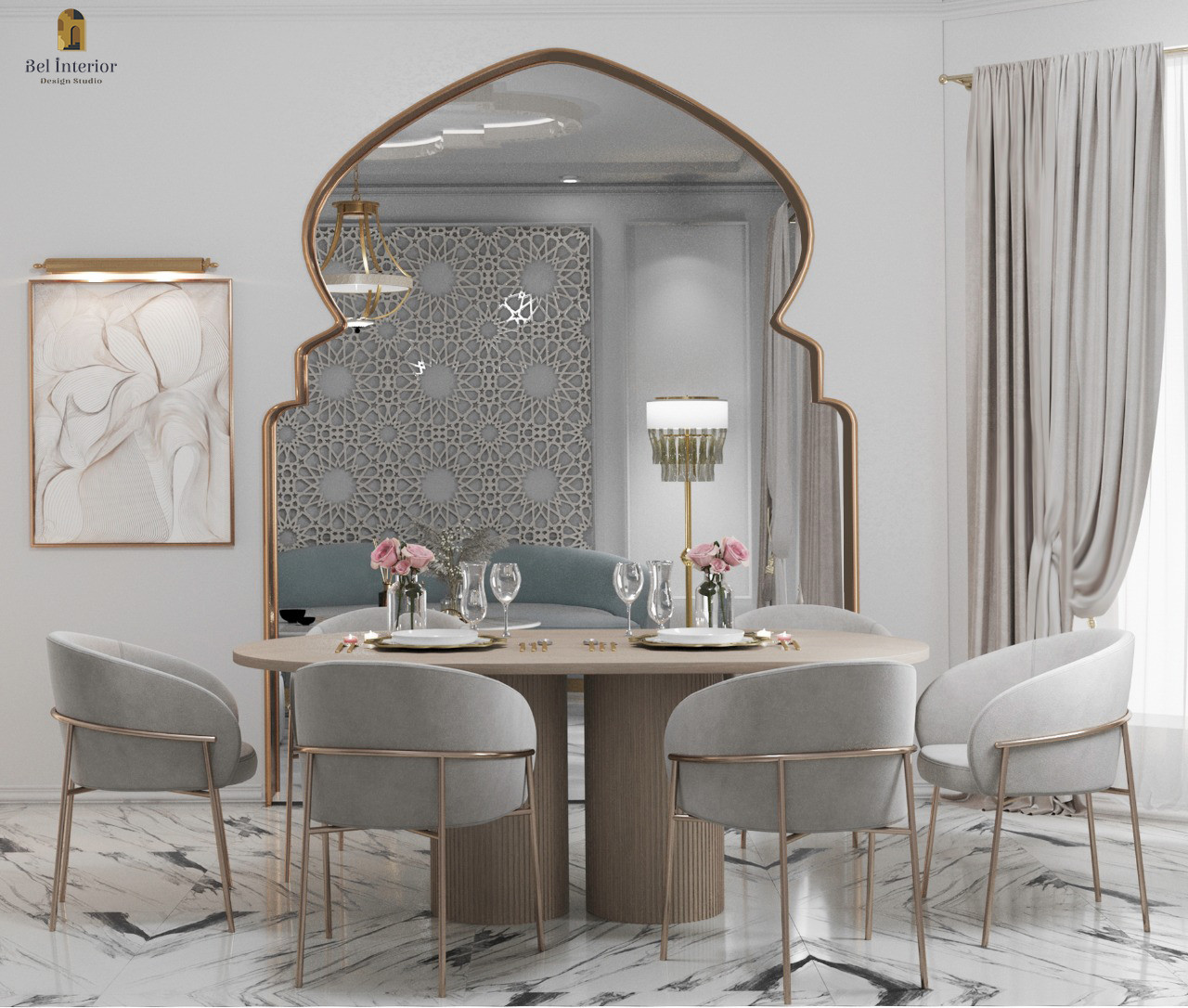 Апартаменты в современном арабском стиле