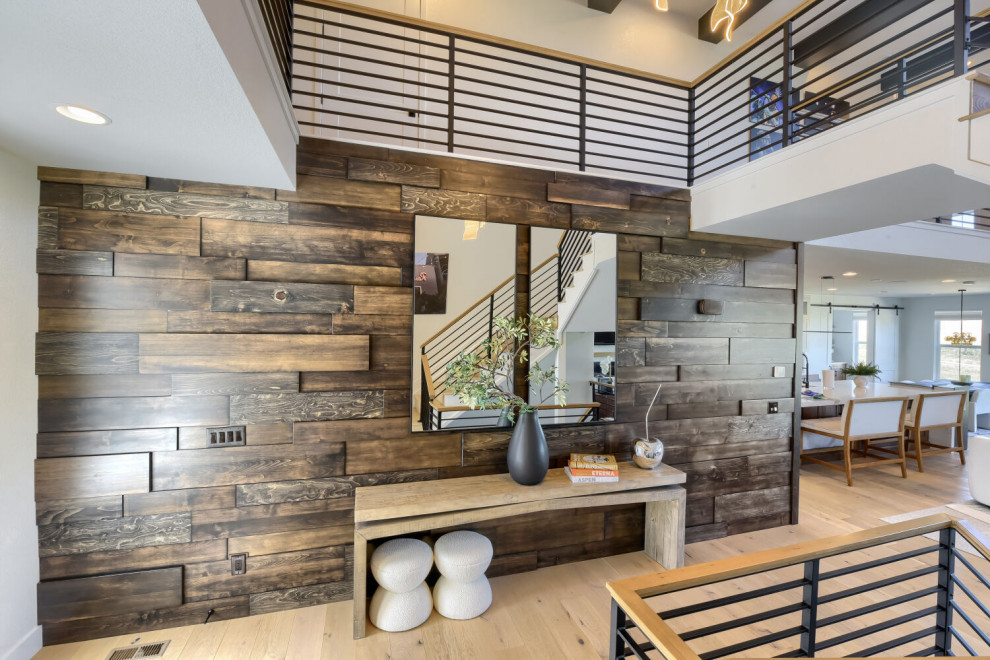 Castle Pines Beams and Architectural Wall