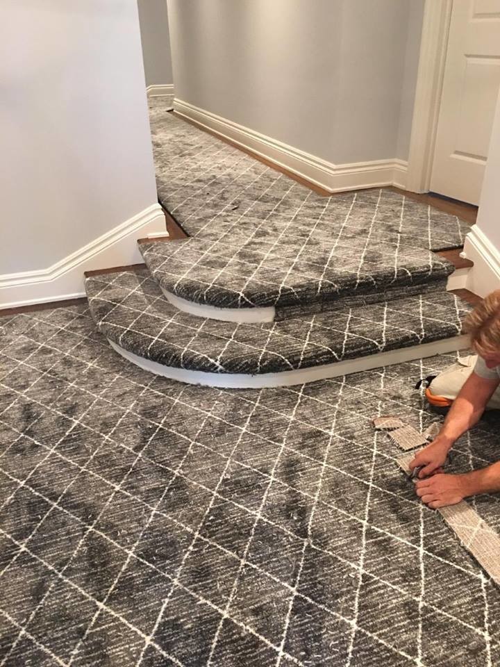 Inspiration for a mid-sized transitional staircase remodel in New York
