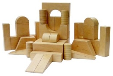 A+ Childsupply Hollow Blocks - 34 Pieces
