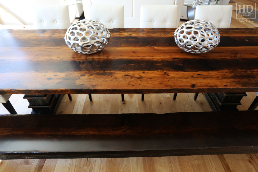 Dining room - rustic dining room idea in Toronto