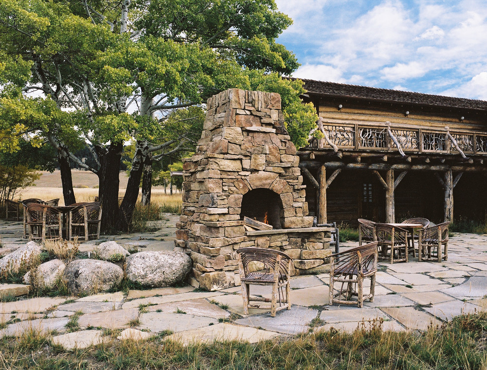 Patio - rustic patio idea