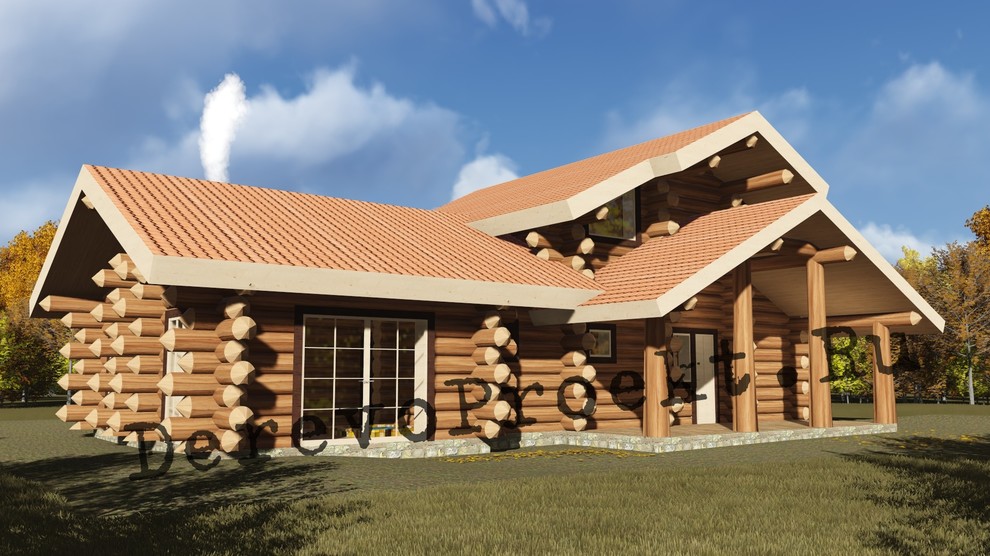 Баня Романа - рубленое бревно 380-420мм