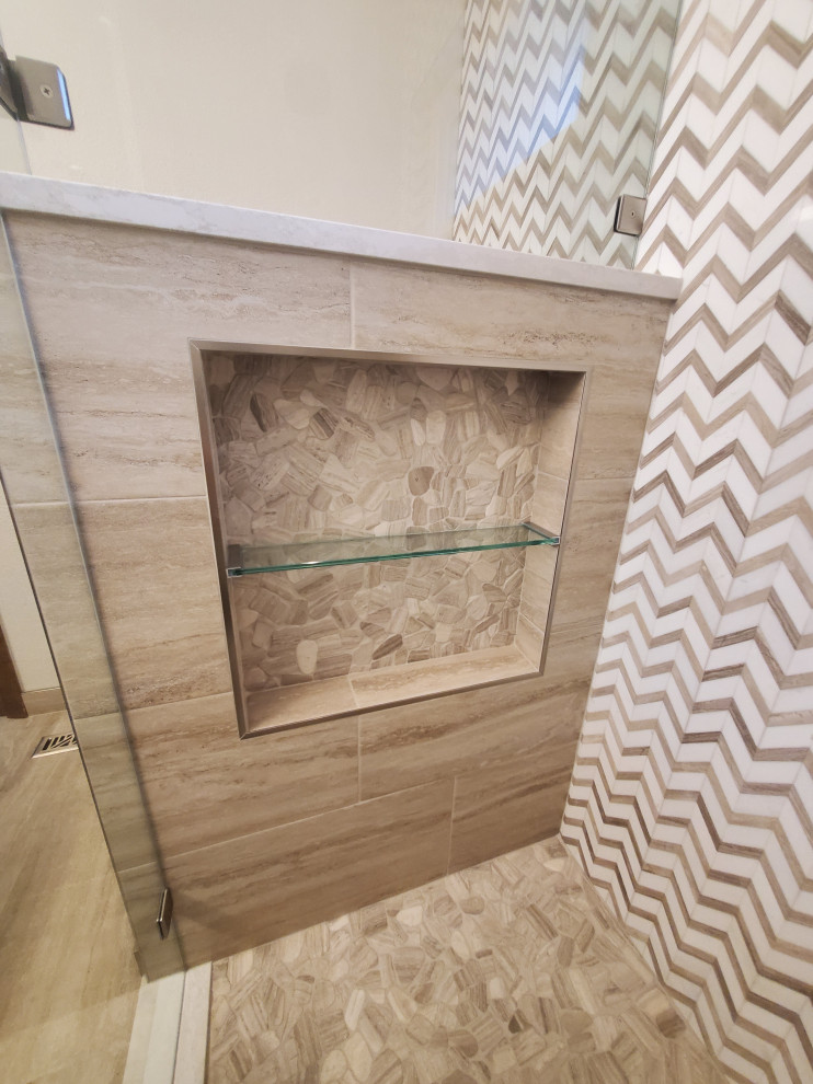 Inspiration for a transitional bathroom remodel in Denver