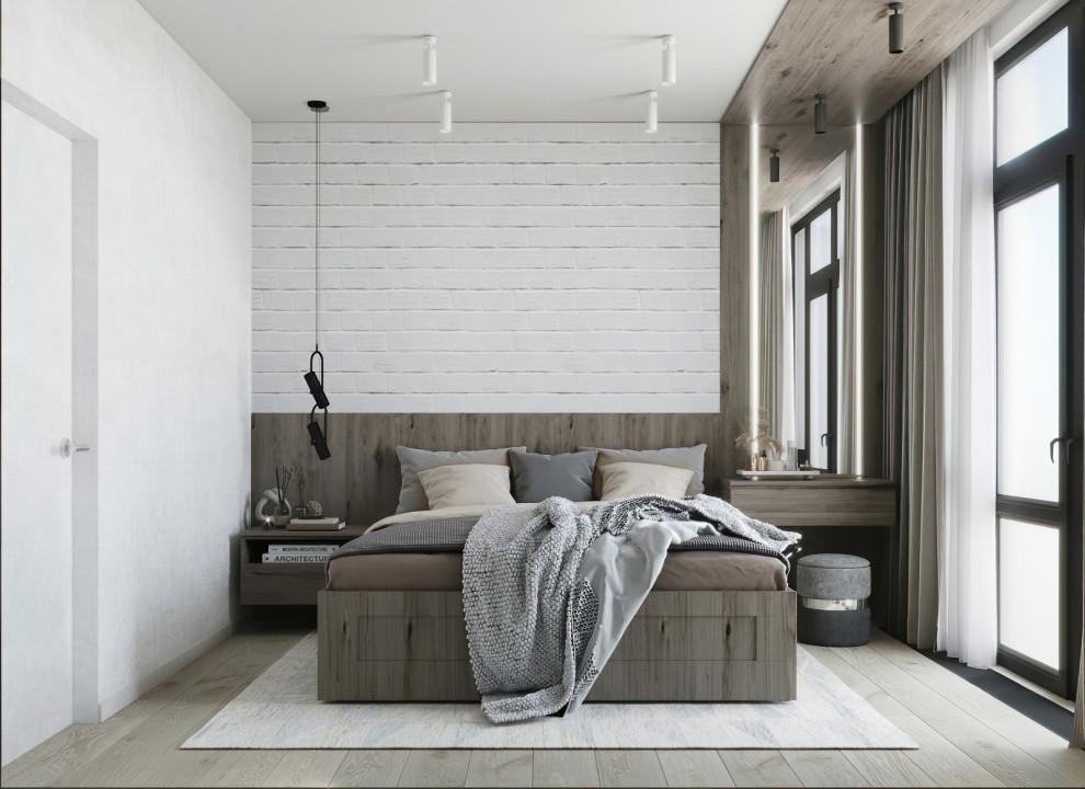 Квартира в современном стиле с элементами лофта