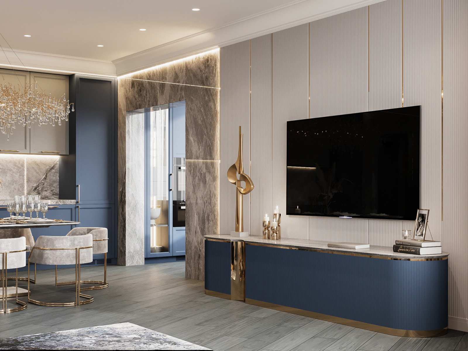 КВАРТИРА НА ЛЕНИНСКОМ ПРОСПЕКТЕ (184 М2)