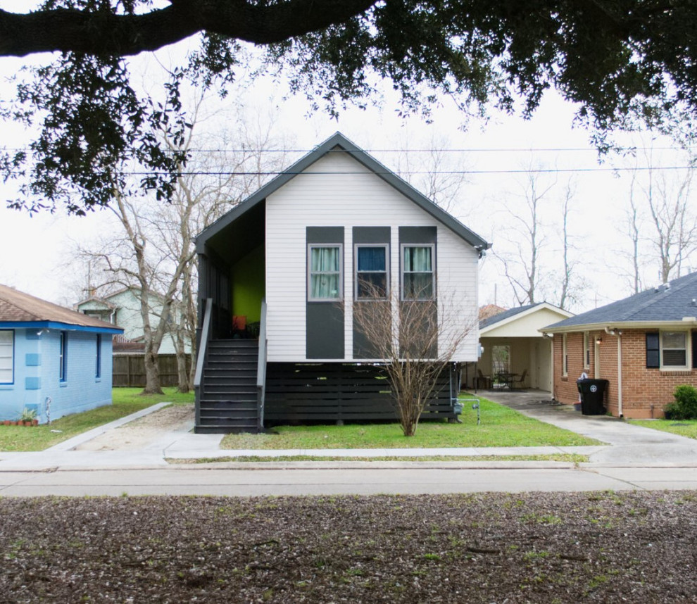 St. Roch New Orleans Shotgun House Design and Build Exterior by