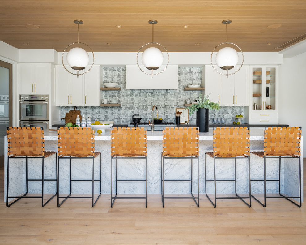 Kitchen - transitional kitchen idea in Orange County