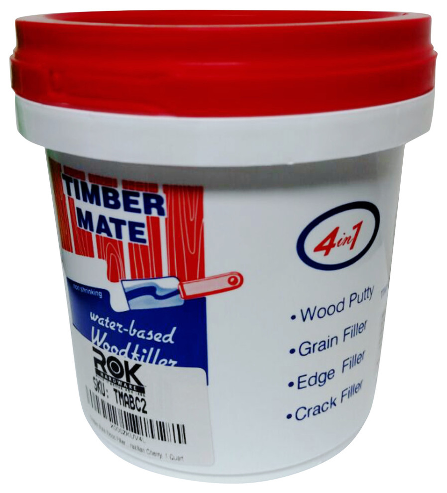 Timbermate Wood Filler, Water Based, 1 Quart, 4 pounds, Brazilian