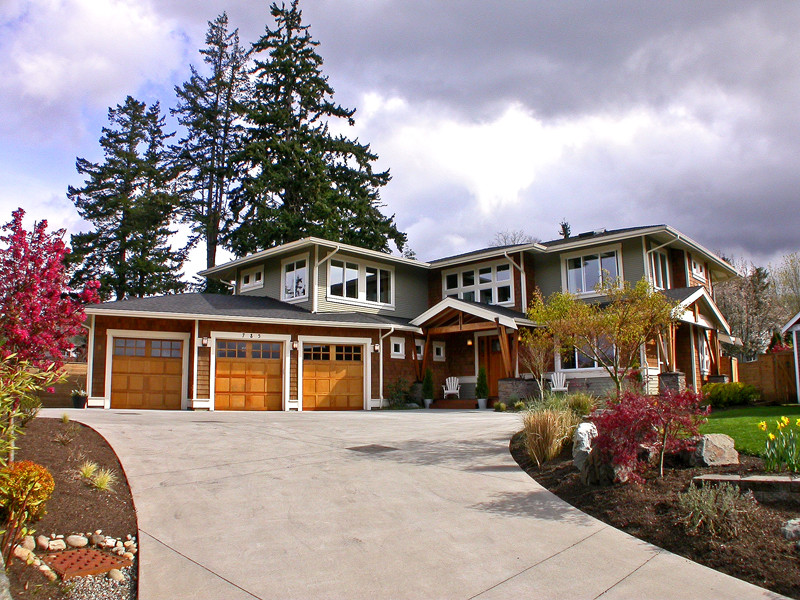 Design ideas for a contemporary exterior in Seattle.