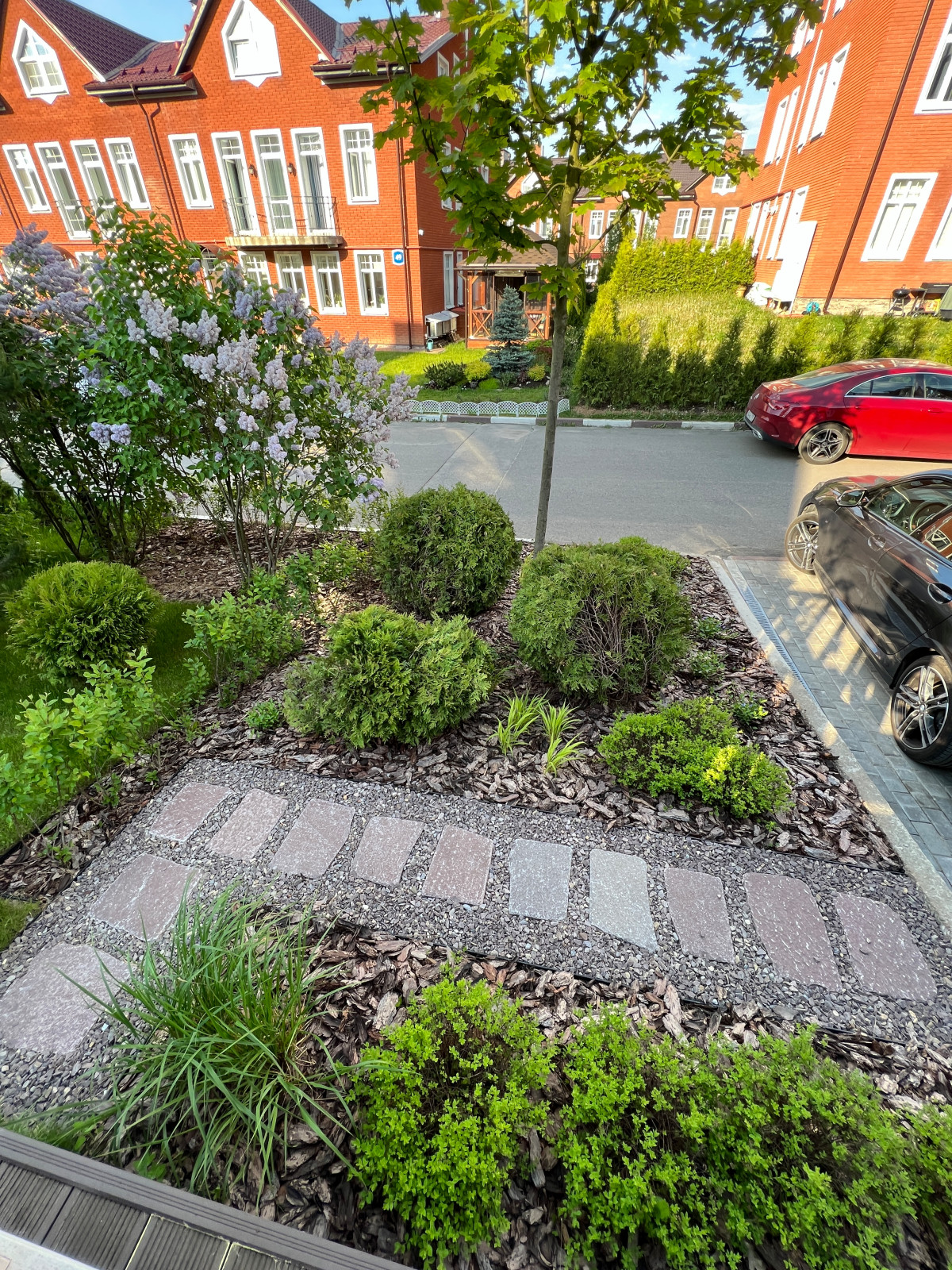 Мини-сад у таунхауса