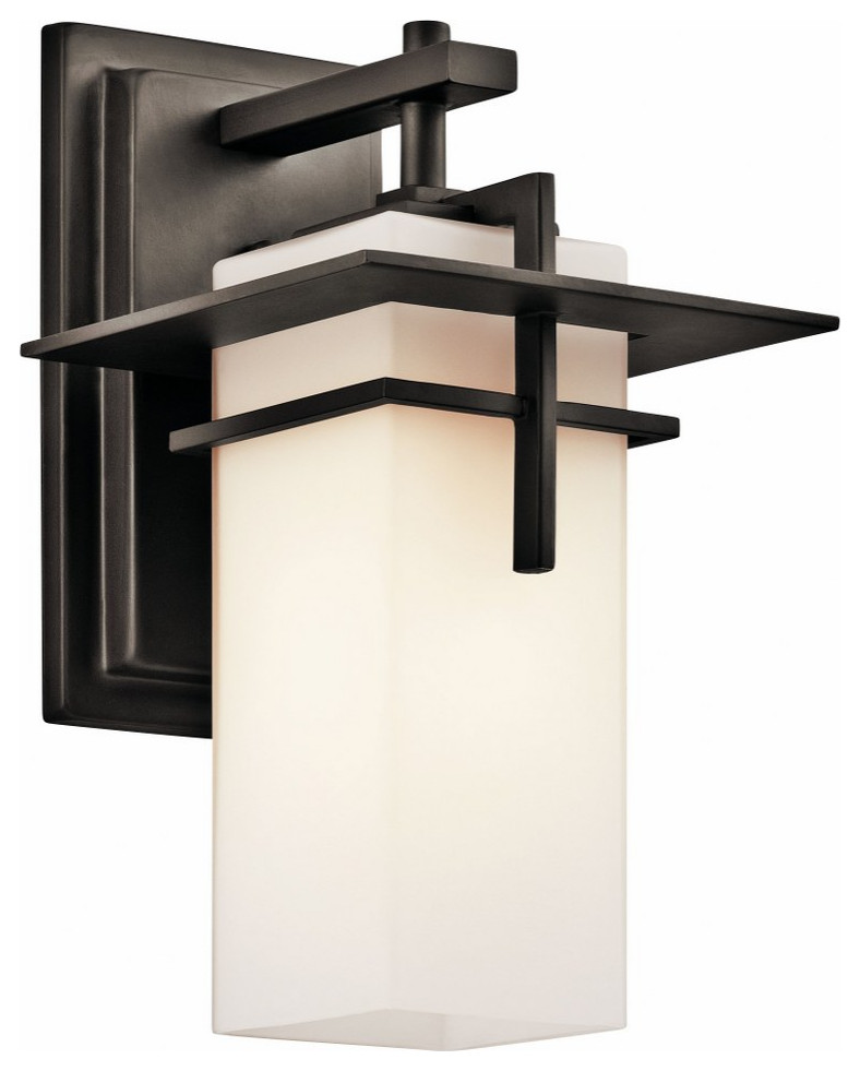 1 light Outdoor Wall Lantern - Contemporary inspirations - 11.75 inches tall by