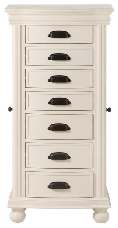 Jewelry Armoire With Mirror Traditional Armoires By