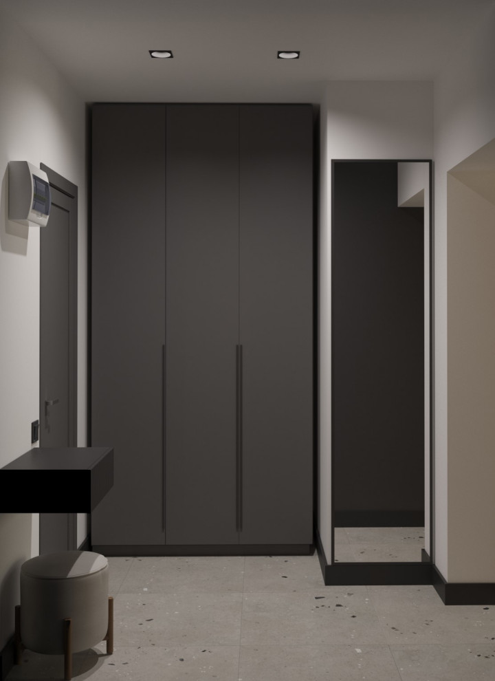 Квартира в Санкт-Петербурге в темных тонах