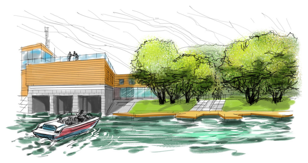 ландшафтный скетчинг