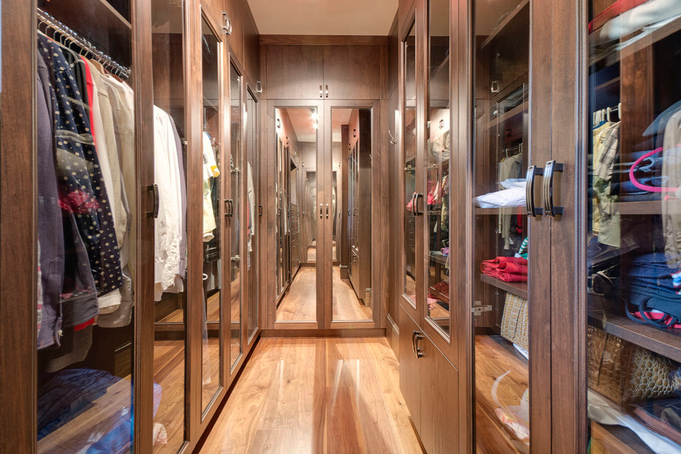 Modern storage and wardrobe in Vancouver.