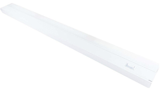 Ge 10142 Under Cabinet Fluorescent Light Fixture Metal White 36