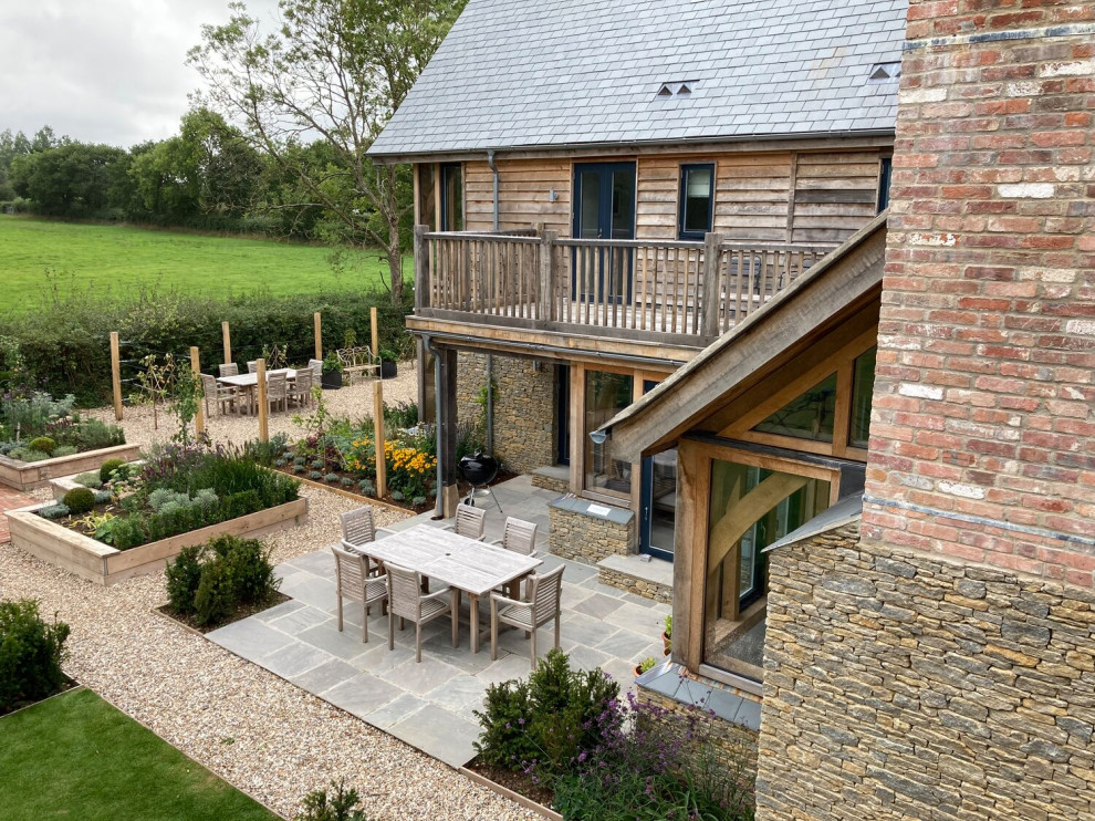 Photo of a country patio in Dorset.