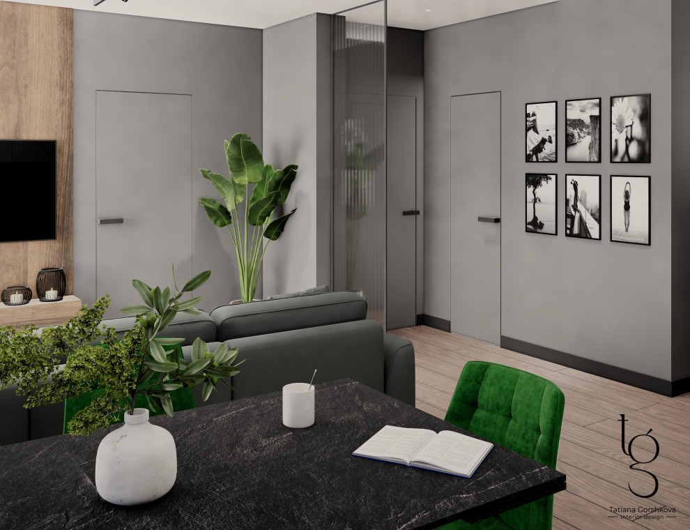 A cozy three-room family apartment