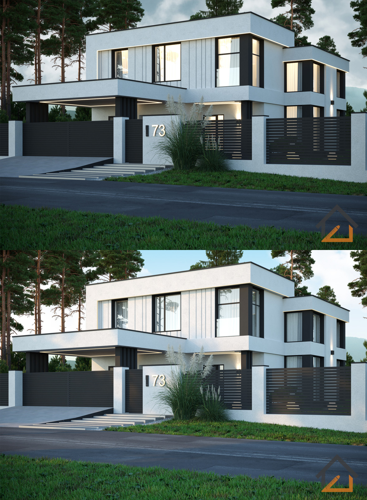 WhiteVilla 260m2
