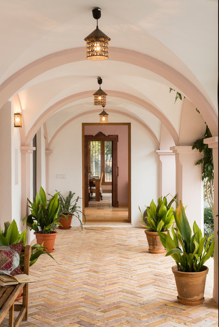 Arched Walkway medelhavsstil-veranda
