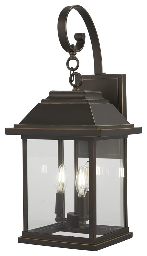 Minka Lavery Mariner's Pointe 4-Light Outdoor Wall Mount, Oil Rubbed Bronze