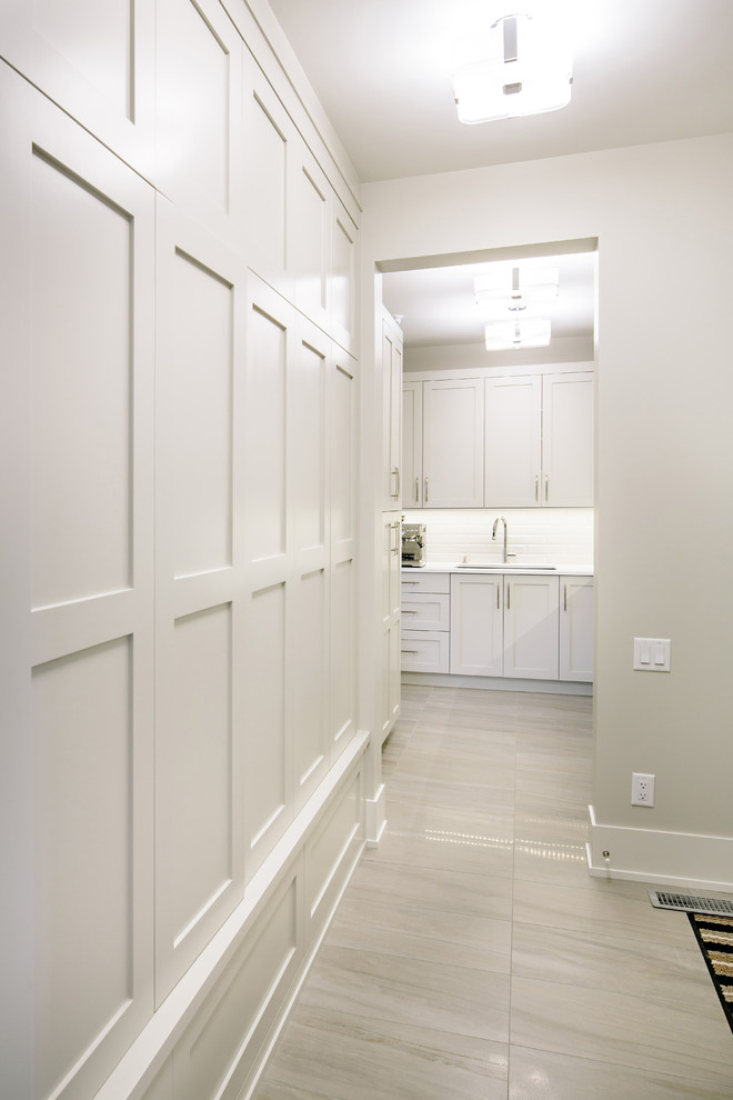 Minimalist home design photo in Vancouver