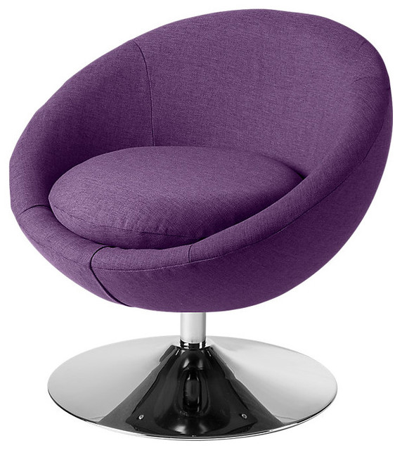 Astro Chair in Grape, Disc Base