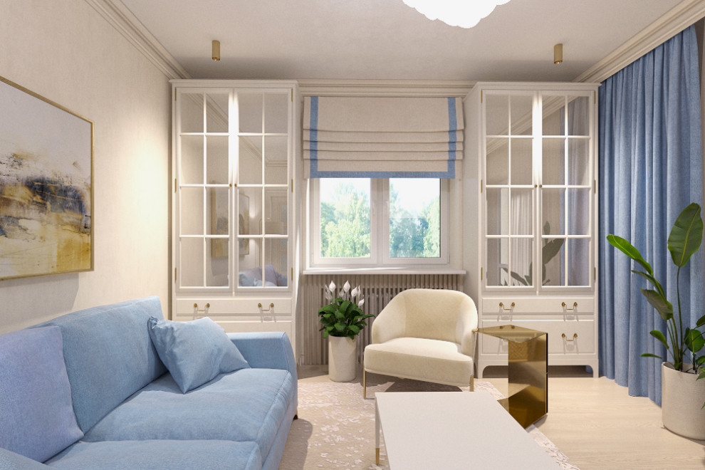 Проект квартиры "Голубая нега"