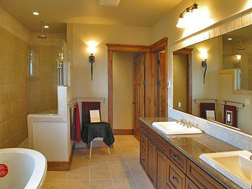 Master Bath rustic-bathroom