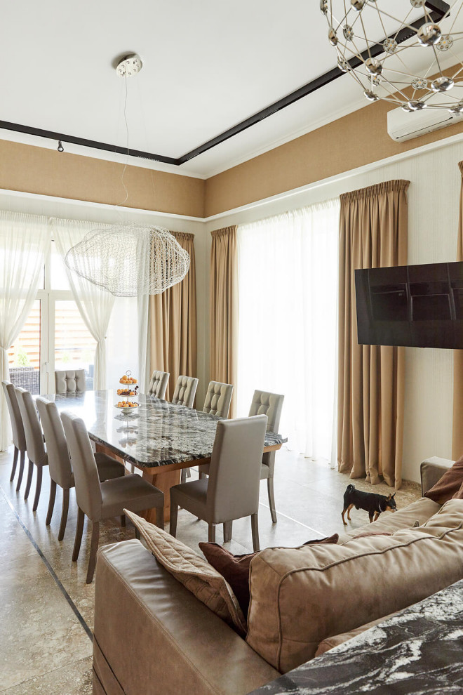 Интерьер жилого дома в современном стиле