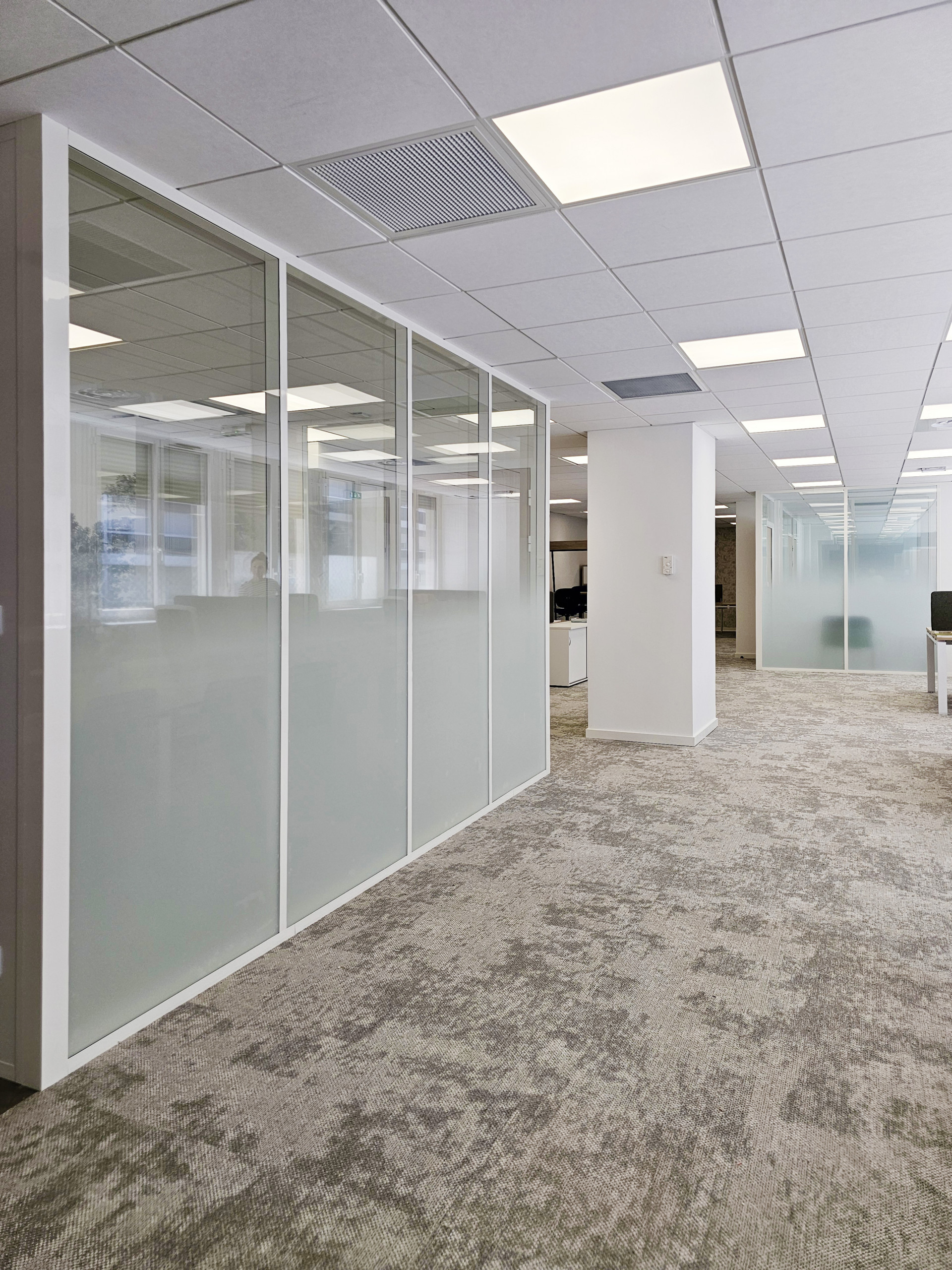 Rénovation d'un plateau de bureau témoin