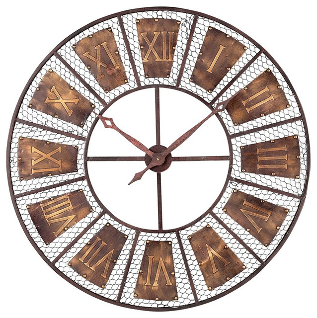 Outdoor Wall Clock Contemporary Wall Clocks by Beyond Stores Houzz