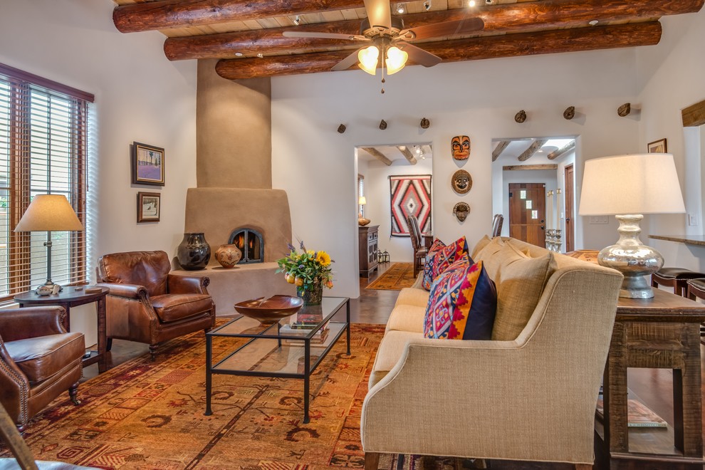 Canyon Road Custom Design Southwestern Living Room Albuquerque