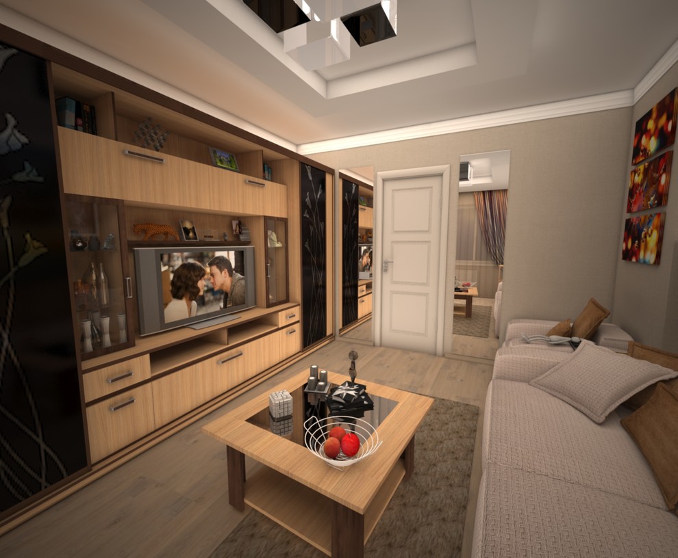 Спальня-гостиная для женщины