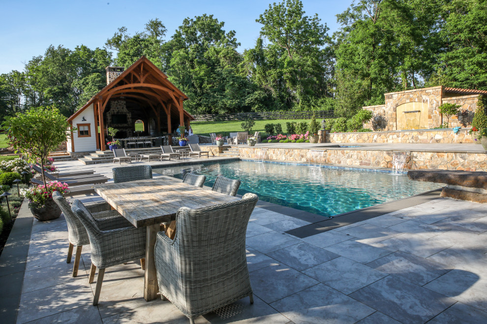 Inspiration for a rustic home design remodel in DC Metro
