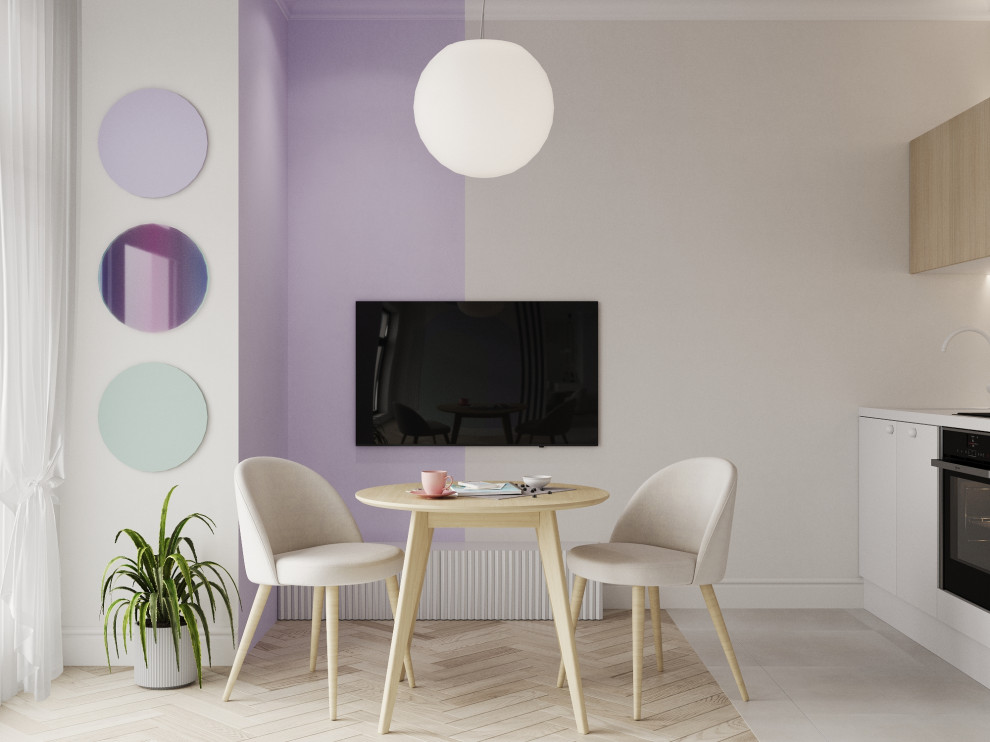 Проект квартиры студии 28 кв.м. в ЖК МИРЪ, Санкт-Петербург, 2023г.