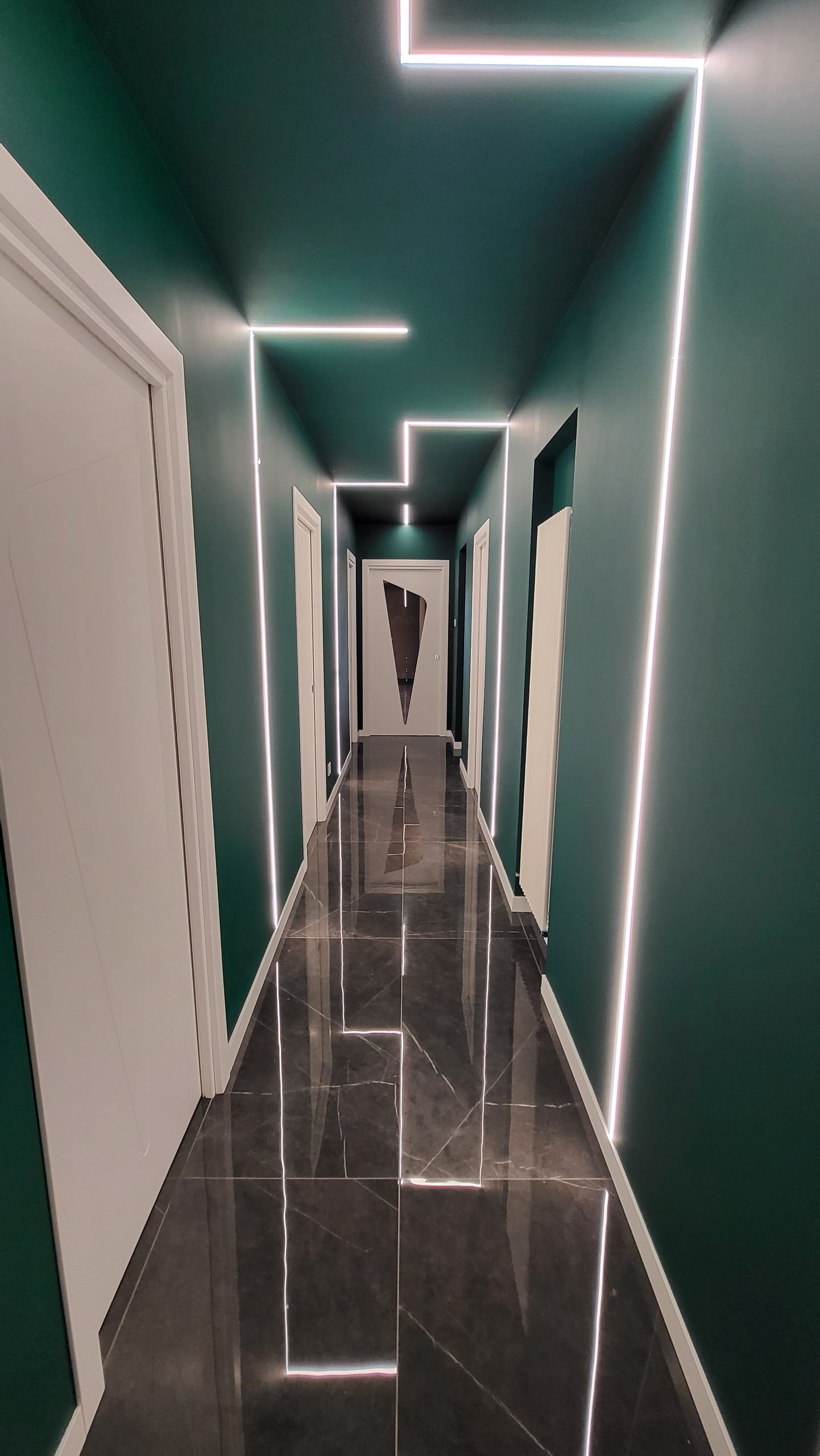 Ristrutturazione attico a Caserta: interior design contemporaneo su misura