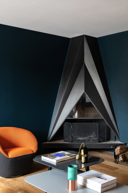 Maison Buisson contemporary-living-room